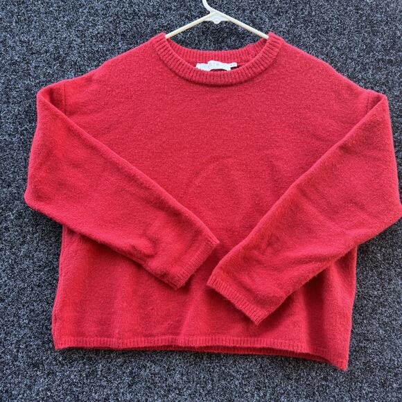 Astr Serena Sweater Long Sleeve Cherry Red Women's Size XS - Picture 1 of 5